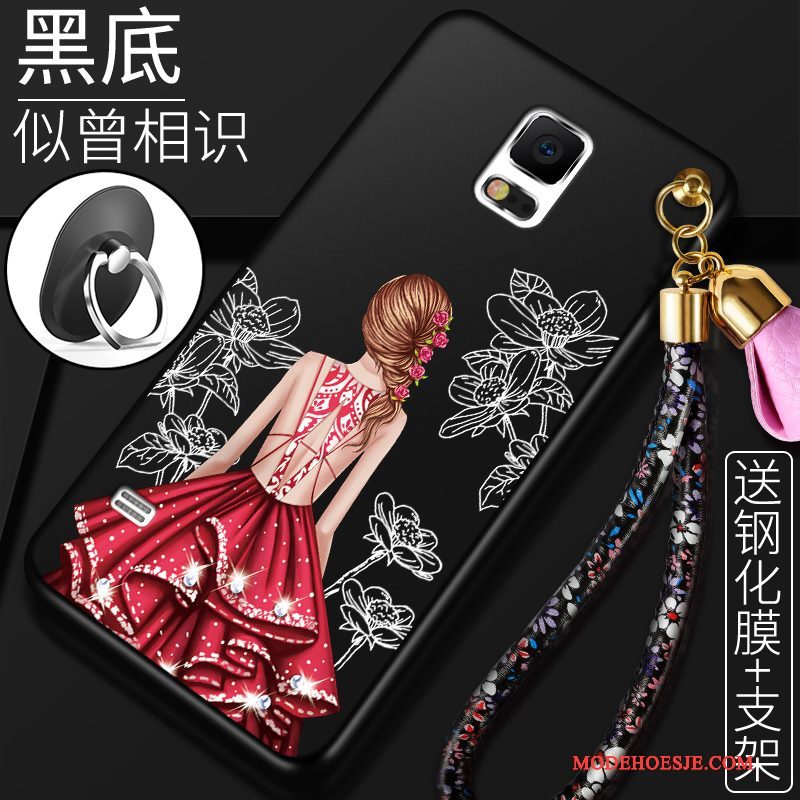 Hoesje Samsung Galaxy S5 Siliconen Telefoon Anti-fall, Hoes Samsung Galaxy S5 Scheppend Trend Rood