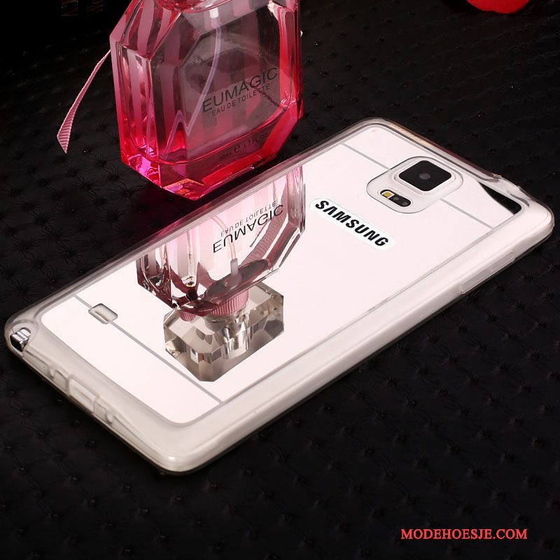 Hoesje Samsung Galaxy S5 Strass Spiegeltelefoon, Hoes Samsung Galaxy S5 Bescherming Goud
