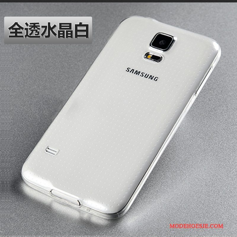 Hoesje Samsung Galaxy S5 Zacht Doorzichtig Anti-fall, Hoes Samsung Galaxy S5 Siliconen Dun Nieuw