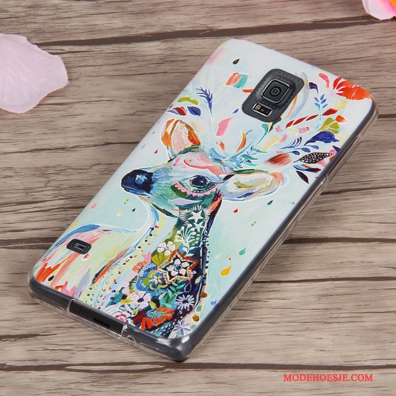 Hoesje Samsung Galaxy S5 Zacht Roodtelefoon, Hoes Samsung Galaxy S5 Siliconen Anti-fall