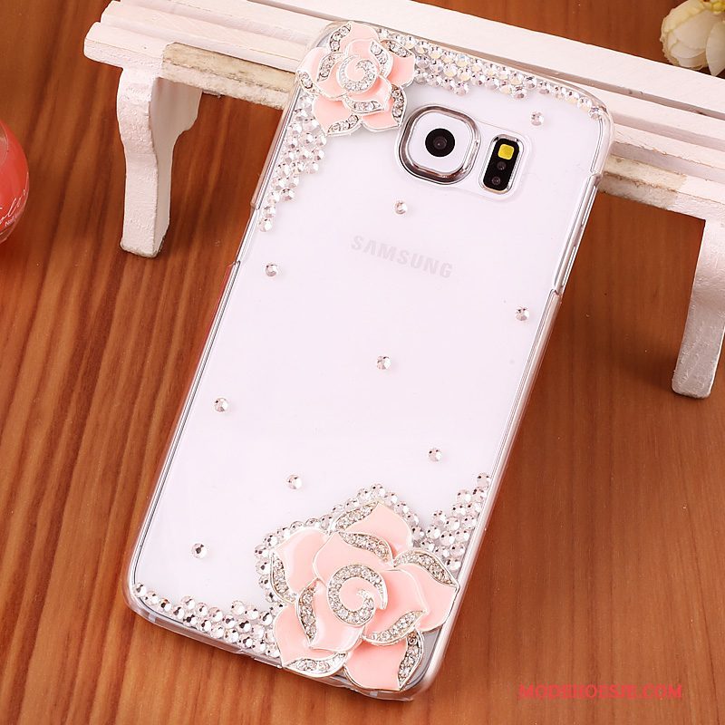 Hoesje Samsung Galaxy S6 Edge + Bescherming Telefoon Kristal, Hoes Samsung Galaxy S6 Edge + Rood