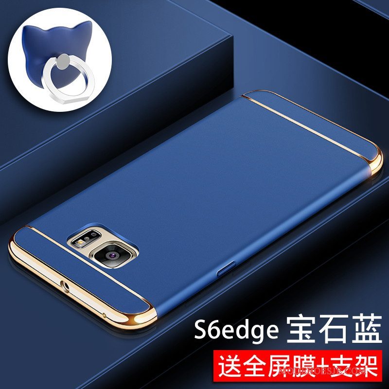 Hoesje Samsung Galaxy S6 Edge Bescherming Telefoon Rood, Hoes Samsung Galaxy S6 Edge Hard Anti-fall