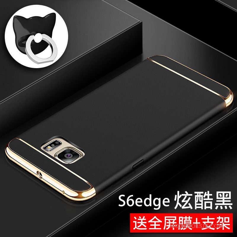 Hoesje Samsung Galaxy S6 Edge Bescherming Telefoon Rood, Hoes Samsung Galaxy S6 Edge Hard Anti-fall