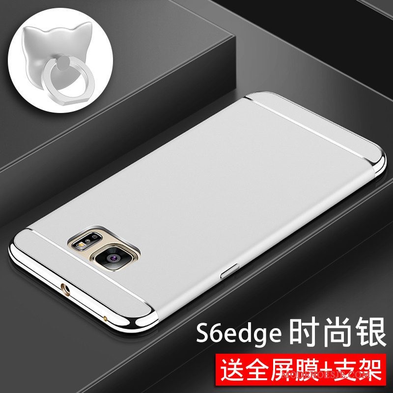 Hoesje Samsung Galaxy S6 Edge Bescherming Telefoon Rood, Hoes Samsung Galaxy S6 Edge Hard Anti-fall