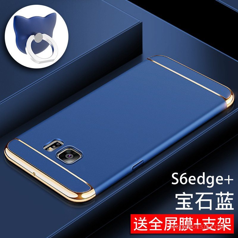 Hoesje Samsung Galaxy S6 Edge Bescherming Telefoon Rood, Hoes Samsung Galaxy S6 Edge Hard Anti-fall