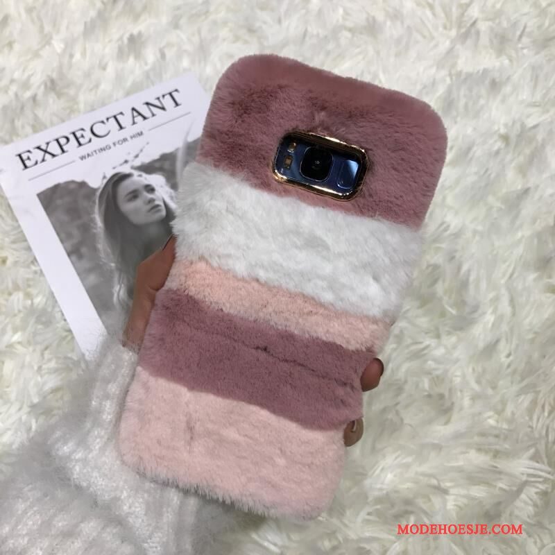 Hoesje Samsung Galaxy S6 Edge + Zacht Hart Gemengde Kleuren, Hoes Samsung Galaxy S6 Edge + Kleur Telefoon Konijn