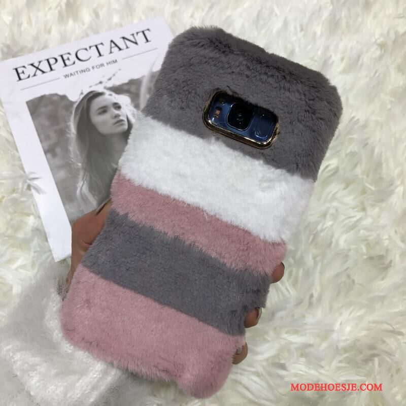 Hoesje Samsung Galaxy S6 Edge + Zacht Hart Gemengde Kleuren, Hoes Samsung Galaxy S6 Edge + Kleur Telefoon Konijn