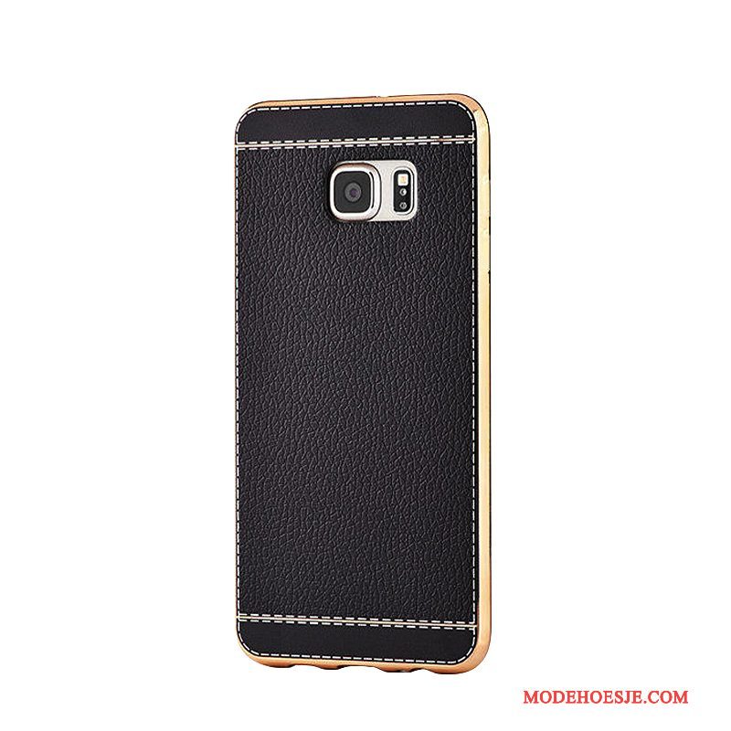 Hoesje Samsung Galaxy S6 Edge + Zacht Patroontelefoon, Hoes Samsung Galaxy S6 Edge + Bescherming Rood Trend