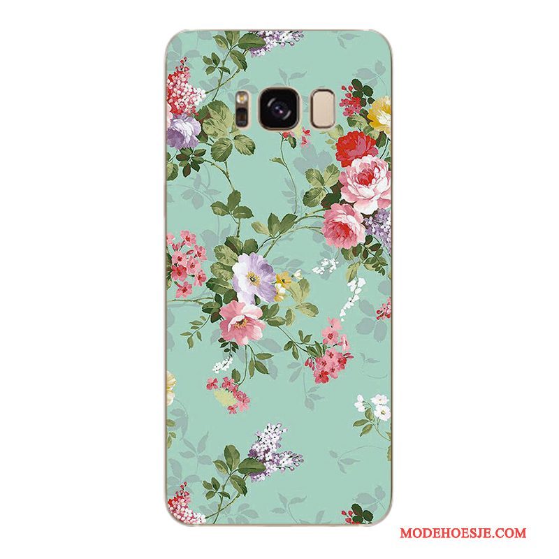 Hoesje Samsung Galaxy S6 Edge + Zacht Trendy Merk Bloemen, Hoes Samsung Galaxy S6 Edge + Bescherming Telefoon Geel