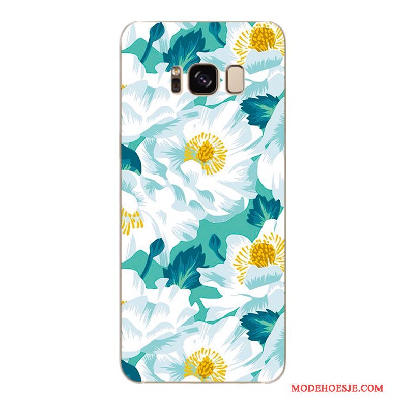 Hoesje Samsung Galaxy S6 Edge + Zacht Trendy Merk Bloemen, Hoes Samsung Galaxy S6 Edge + Bescherming Telefoon Geel