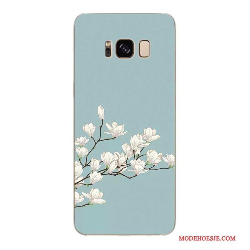 Hoesje Samsung Galaxy S6 Edge + Zacht Trendy Merk Bloemen, Hoes Samsung Galaxy S6 Edge + Bescherming Telefoon Geel