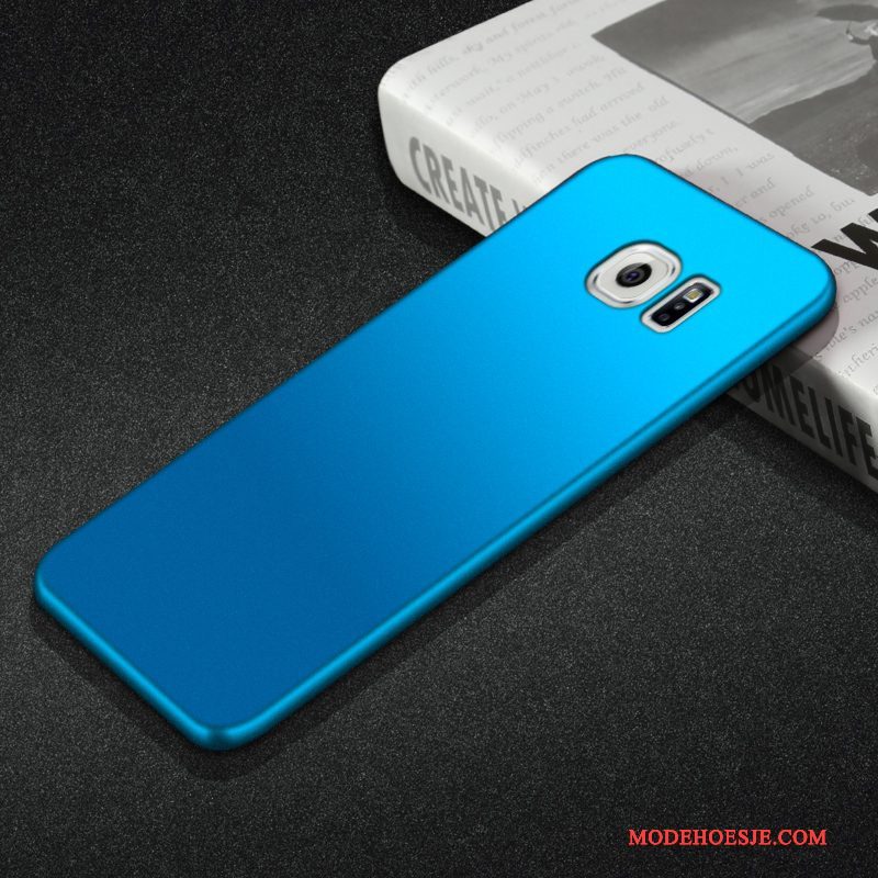 Hoesje Samsung Galaxy S6 Zakken Anti-fall Schrobben, Hoes Samsung Galaxy S6 Siliconen Rood Persoonlijk