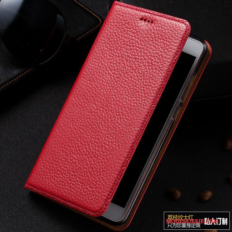 Hoesje Samsung Galaxy S7 Bescherming Rood Anti-fall, Hoes Samsung Galaxy S7 Leer Soort Aziatische Vruchttelefoon