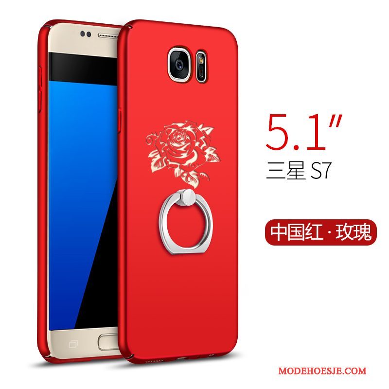 Hoesje Samsung Galaxy S7 Bescherming Trend Rood, Hoes Samsung Galaxy S7 Anti-fall Schrobben