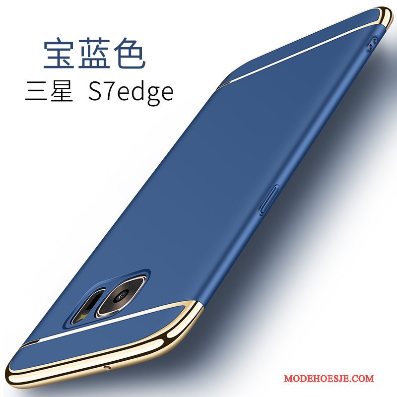 Hoesje Samsung Galaxy S7 Edge Bescherming Anti-falltelefoon, Hoes Samsung Galaxy S7 Edge Zwart