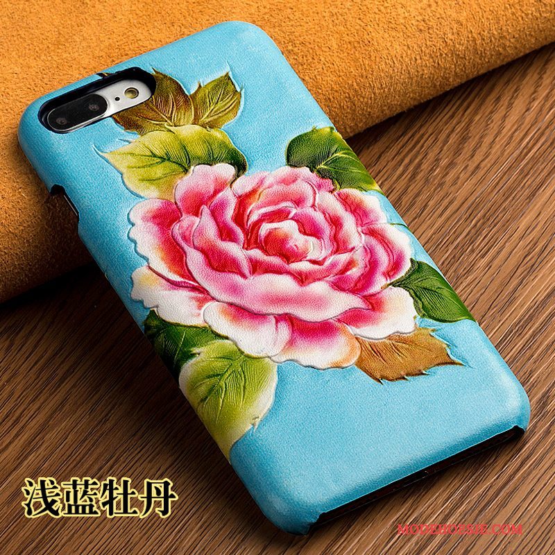 Hoesje Samsung Galaxy S7 Edge Bescherming Lelie Purper, Hoes Samsung Galaxy S7 Edge Leer Bloemen Achterklep