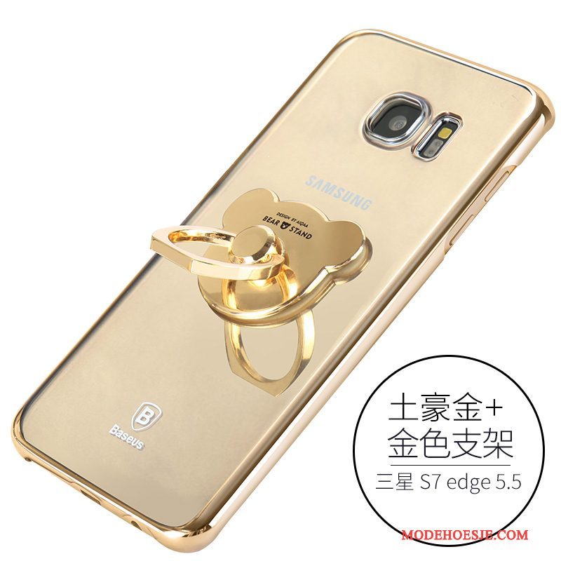 Hoesje Samsung Galaxy S7 Edge Bescherming Wit Anti-fall, Hoes Samsung Galaxy S7 Edge Accessoirestelefoon