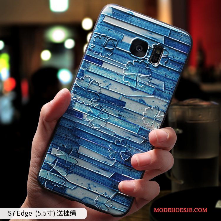 Hoesje Samsung Galaxy S7 Edge Kleur Anti-fall Persoonlijk, Hoes Samsung Galaxy S7 Edge Scheppend Telefoon