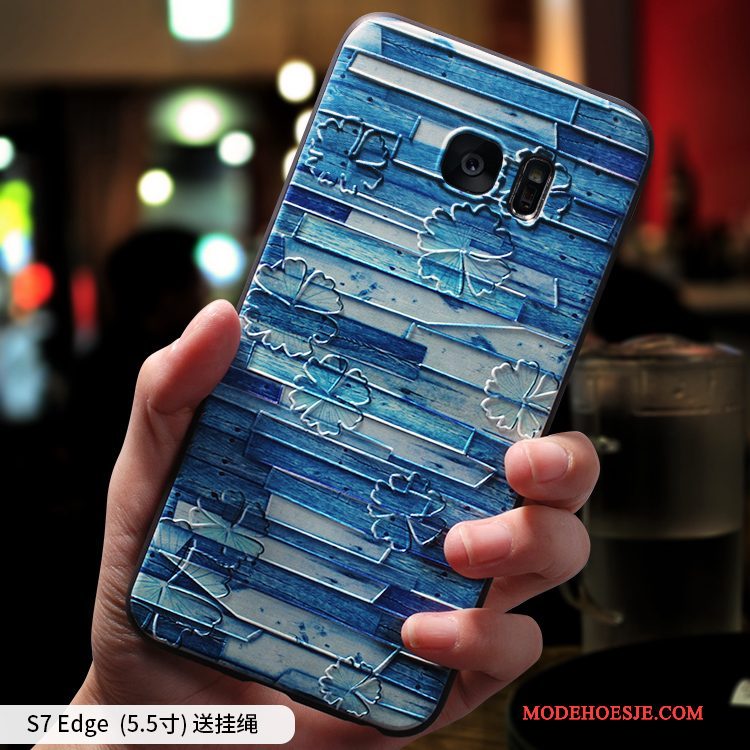 Hoesje Samsung Galaxy S7 Edge Kleur Anti-fall Persoonlijk, Hoes Samsung Galaxy S7 Edge Scheppend Telefoon