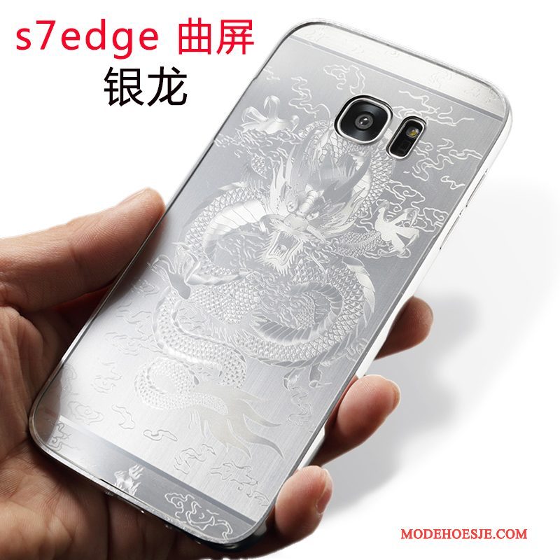 Hoesje Samsung Galaxy S7 Edge Metaal Telefoon Trend, Hoes Samsung Galaxy S7 Edge Anti-fall Persoonlijk