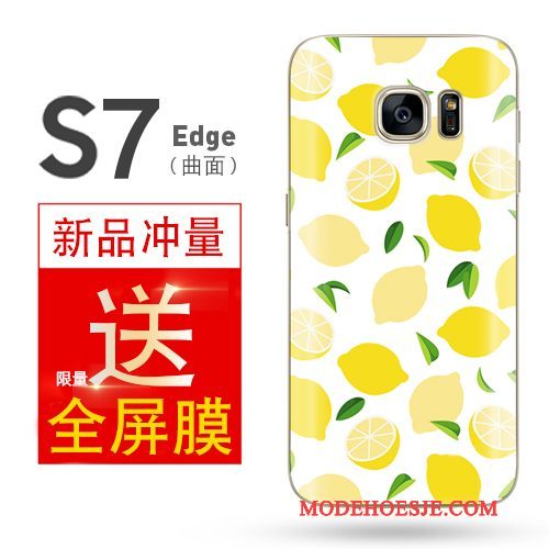 Hoesje Samsung Galaxy S7 Edge Reliëf Telefoon Persoonlijk, Hoes Samsung Galaxy S7 Edge Kleur