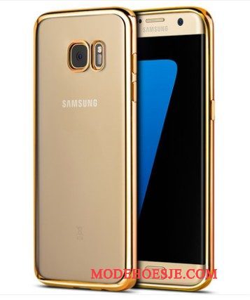 Hoesje Samsung Galaxy S7 Edge Siliconen Anti-fall Zilver, Hoes Samsung Galaxy S7 Edge Zakken Telefoon