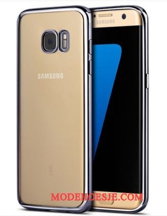 Hoesje Samsung Galaxy S7 Edge Siliconen Anti-fall Zilver, Hoes Samsung Galaxy S7 Edge Zakken Telefoon