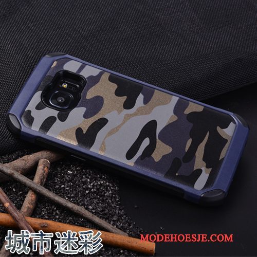 Hoesje Samsung Galaxy S7 Edge Siliconen Camouflage Anti-fall, Hoes Samsung Galaxy S7 Edge Bescherming Persoonlijktelefoon