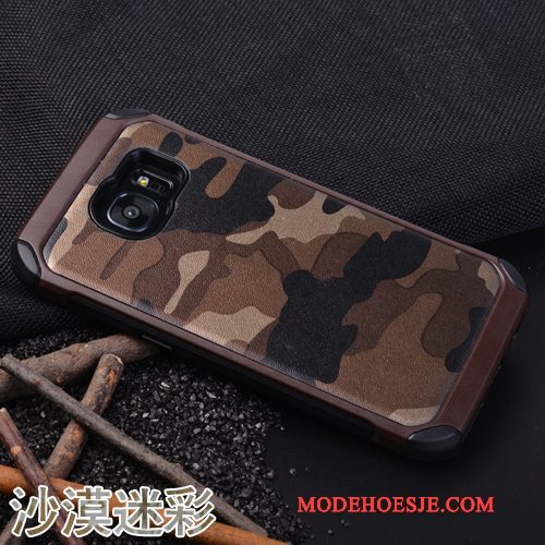 Hoesje Samsung Galaxy S7 Edge Siliconen Camouflage Anti-fall, Hoes Samsung Galaxy S7 Edge Bescherming Persoonlijktelefoon