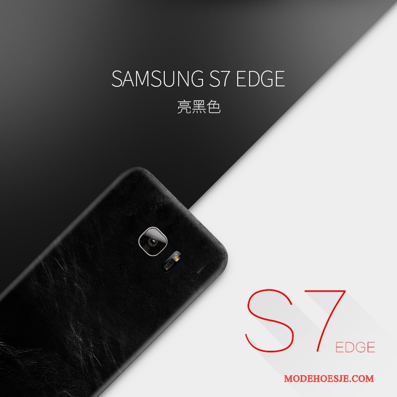 Hoesje Samsung Galaxy S7 Edge Zakken Dun Geel, Hoes Samsung Galaxy S7 Edge Bescherming Telefoon