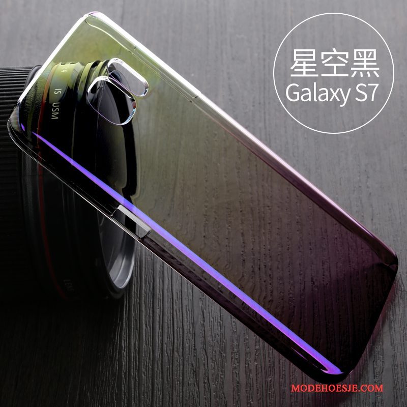 Hoesje Samsung Galaxy S7 Scheppend Doorzichtigtelefoon, Hoes Samsung Galaxy S7 Bescherming Anti-fall Persoonlijk
