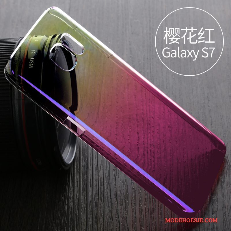 Hoesje Samsung Galaxy S7 Scheppend Doorzichtigtelefoon, Hoes Samsung Galaxy S7 Bescherming Anti-fall Persoonlijk