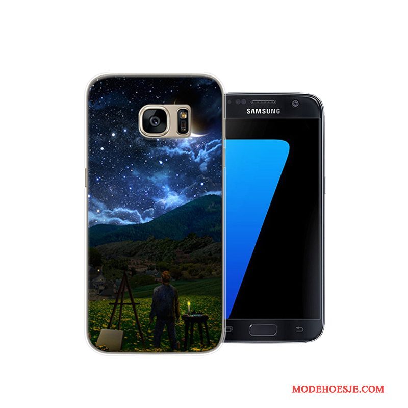 Hoesje Samsung Galaxy S7 Scheppend Rood Persoonlijk, Hoes Samsung Galaxy S7 Spotprent Telefoon Hard