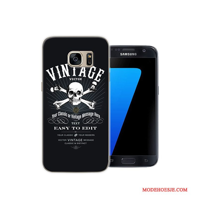 Hoesje Samsung Galaxy S7 Scheppend Rood Persoonlijk, Hoes Samsung Galaxy S7 Spotprent Telefoon Hard