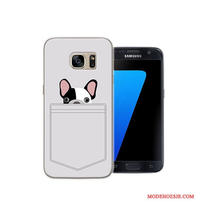 Hoesje Samsung Galaxy S7 Scheppend Rood Persoonlijk, Hoes Samsung Galaxy S7 Spotprent Telefoon Hard