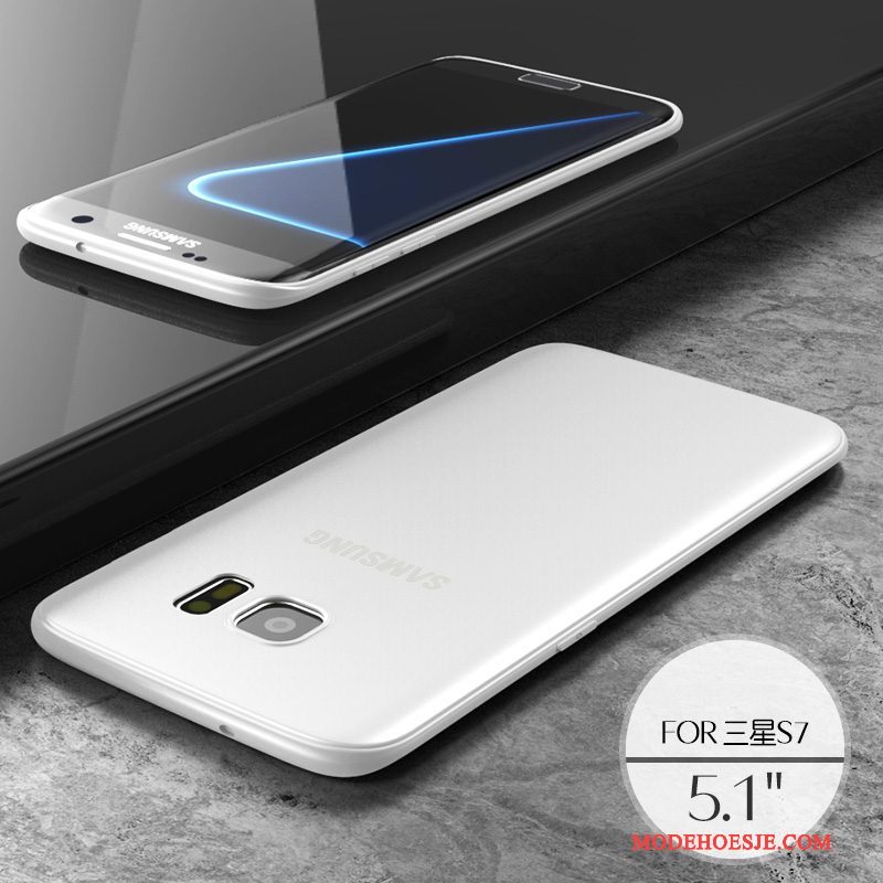 Hoesje Samsung Galaxy S7 Siliconen Schrobbentelefoon, Hoes Samsung Galaxy S7 Kleur Trend Nieuw