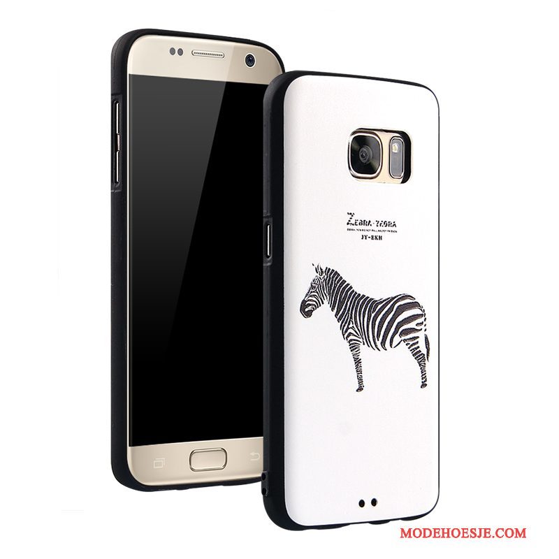 Hoesje Samsung Galaxy S7 Spotprent Anti-fall Hanger, Hoes Samsung Galaxy S7 Kleur Telefoon