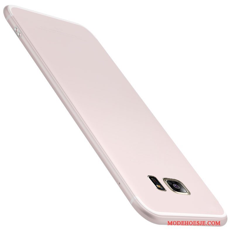 Hoesje Samsung Galaxy S7 Zacht Doorzichtig Anti-fall, Hoes Samsung Galaxy S7 Siliconen Telefoon Roze