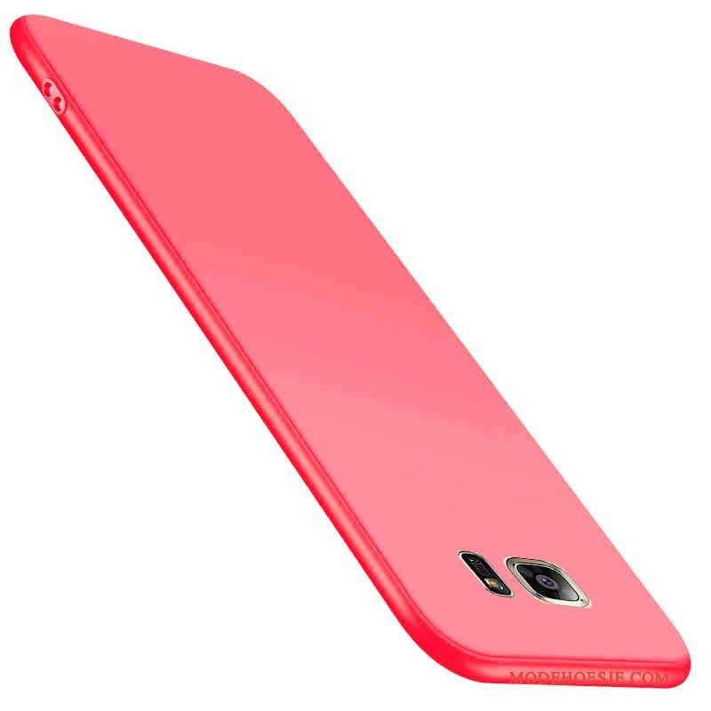 Hoesje Samsung Galaxy S7 Zacht Doorzichtig Anti-fall, Hoes Samsung Galaxy S7 Siliconen Telefoon Roze