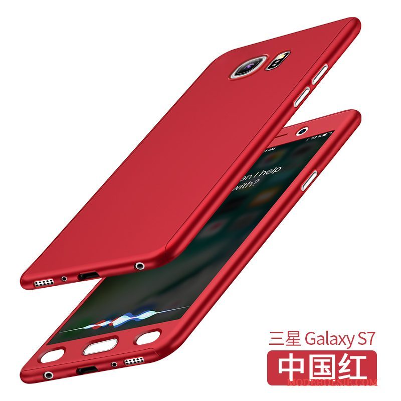Hoesje Samsung Galaxy S7 Zakken Anti-falltelefoon, Hoes Samsung Galaxy S7 Roze