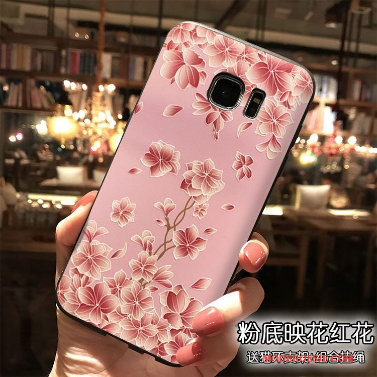 Hoesje Samsung Galaxy S7 Zakken Hangertelefoon, Hoes Samsung Galaxy S7 Siliconen Trend Chinese Stijl