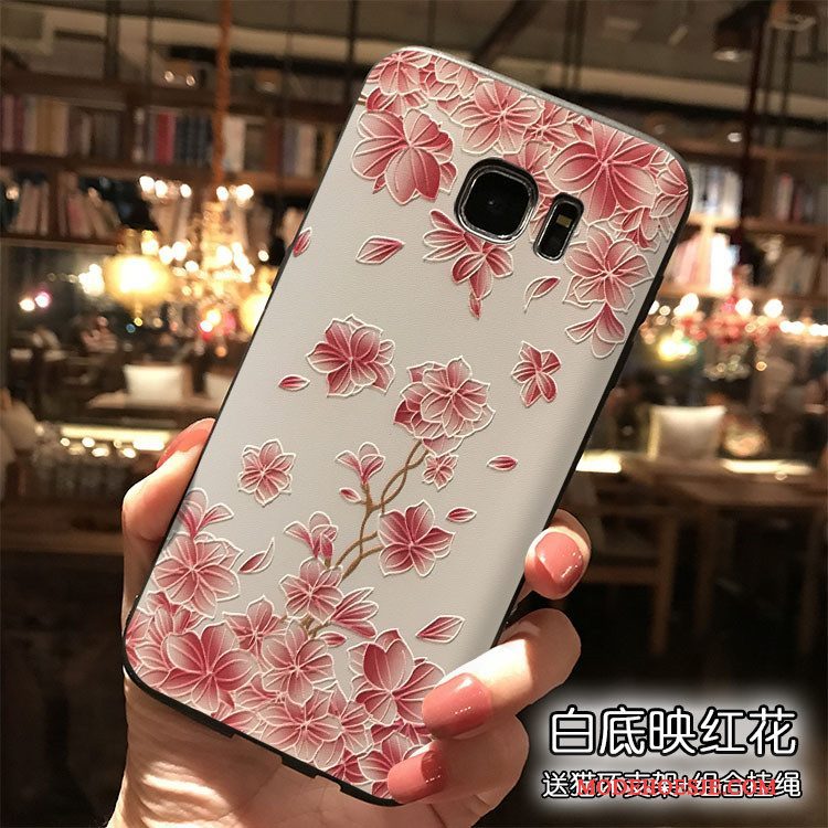 Hoesje Samsung Galaxy S7 Zakken Hangertelefoon, Hoes Samsung Galaxy S7 Siliconen Trend Chinese Stijl