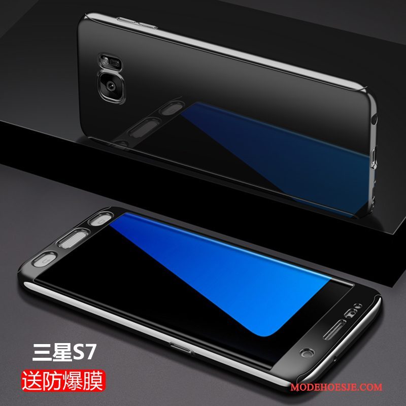 Hoesje Samsung Galaxy S7 Zakken Telefoon Dun, Hoes Samsung Galaxy S7 Bescherming Persoonlijk Goud