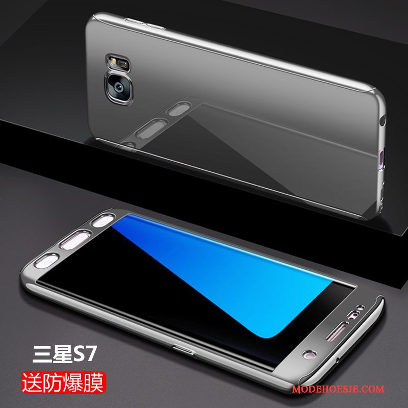 Hoesje Samsung Galaxy S7 Zakken Telefoon Dun, Hoes Samsung Galaxy S7 Bescherming Persoonlijk Goud