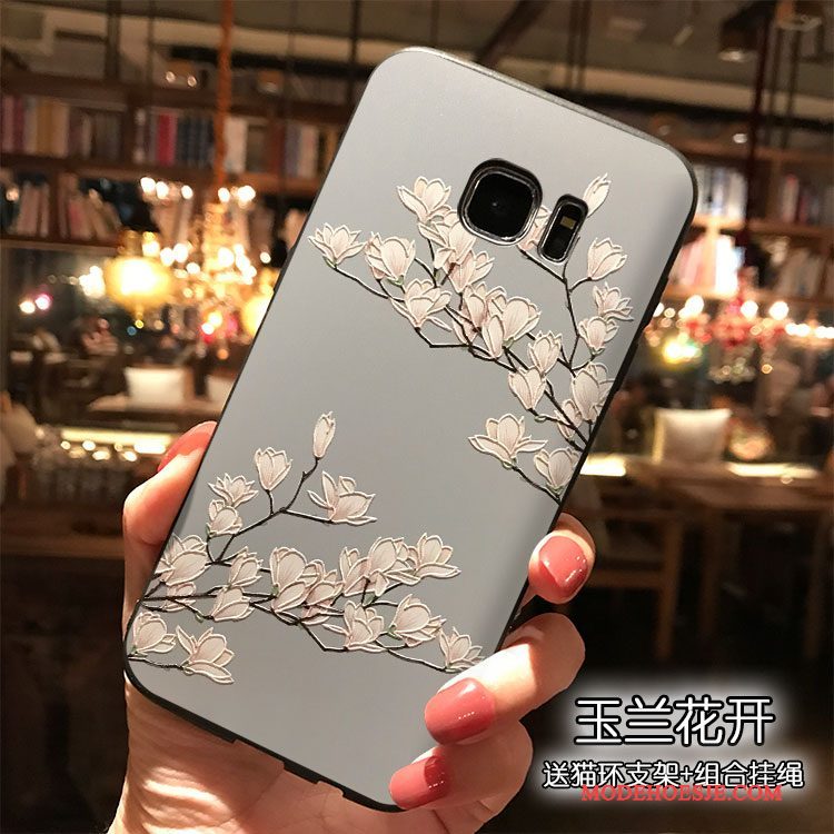 Hoesje Samsung Galaxy S7 Zakken Wind Trend, Hoes Samsung Galaxy S7 Siliconen Persoonlijk Hanger