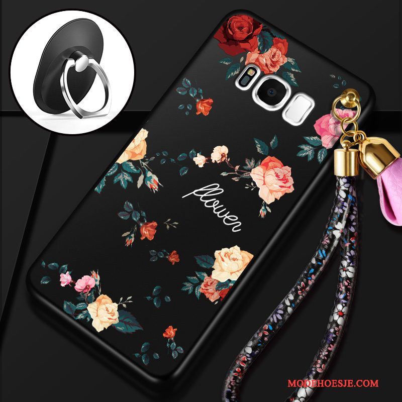 Hoesje Samsung Galaxy S8 Bescherming Anti-fall Trend, Hoes Samsung Galaxy S8 Zacht Roodtelefoon