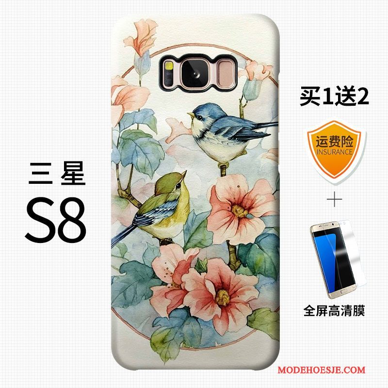 Hoesje Samsung Galaxy S8+ Bescherming Chinese Stijl Persoonlijk, Hoes Samsung Galaxy S8+ Kleur Anti-fall Schrobben