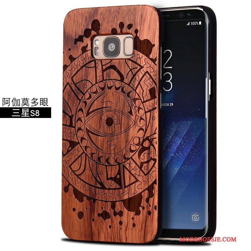 Hoesje Samsung Galaxy S8+ Bescherming Hard Anti-fall, Hoes Samsung Galaxy S8+ Massief Hout Totem