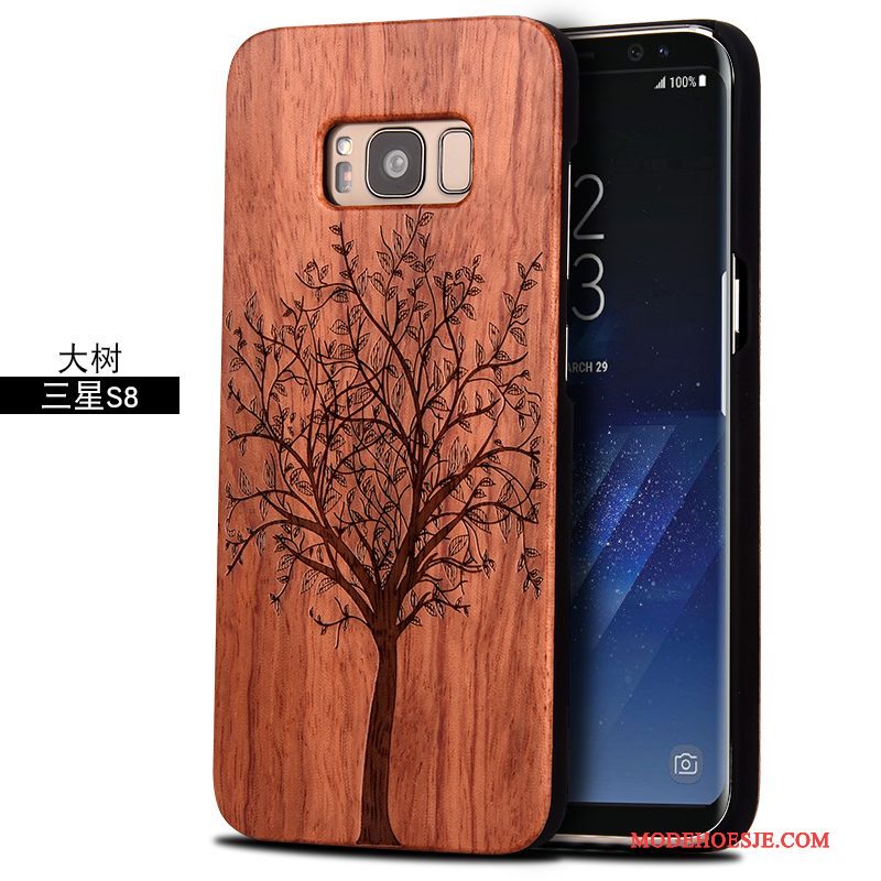 Hoesje Samsung Galaxy S8+ Bescherming Hard Anti-fall, Hoes Samsung Galaxy S8+ Massief Hout Totem