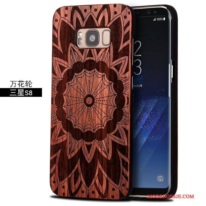 Hoesje Samsung Galaxy S8+ Bescherming Hard Anti-fall, Hoes Samsung Galaxy S8+ Massief Hout Totem